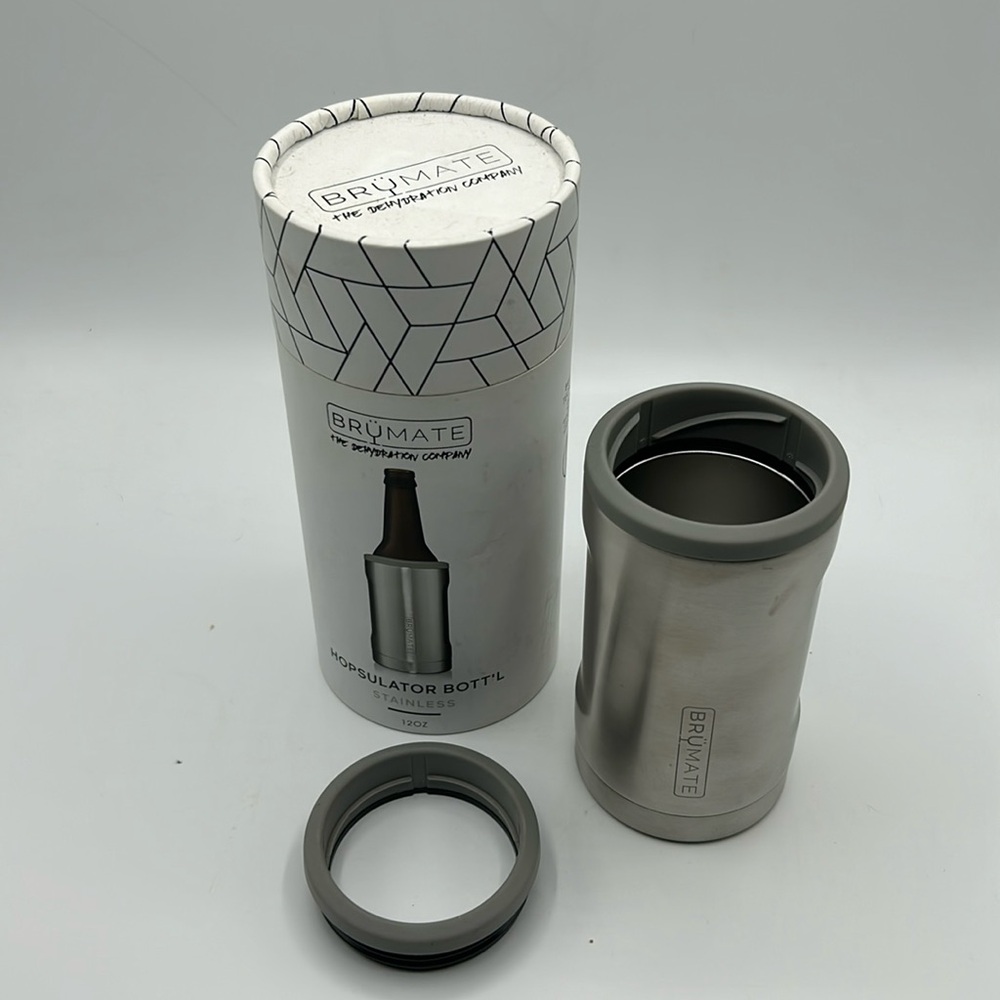 Brumate Hopsulator Bott’l. Stainless. 12oz. Works with all 12oz bottles